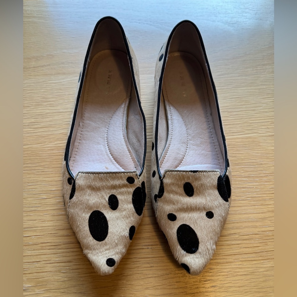 GUC Anthropologie All Black  Ballet Flats
